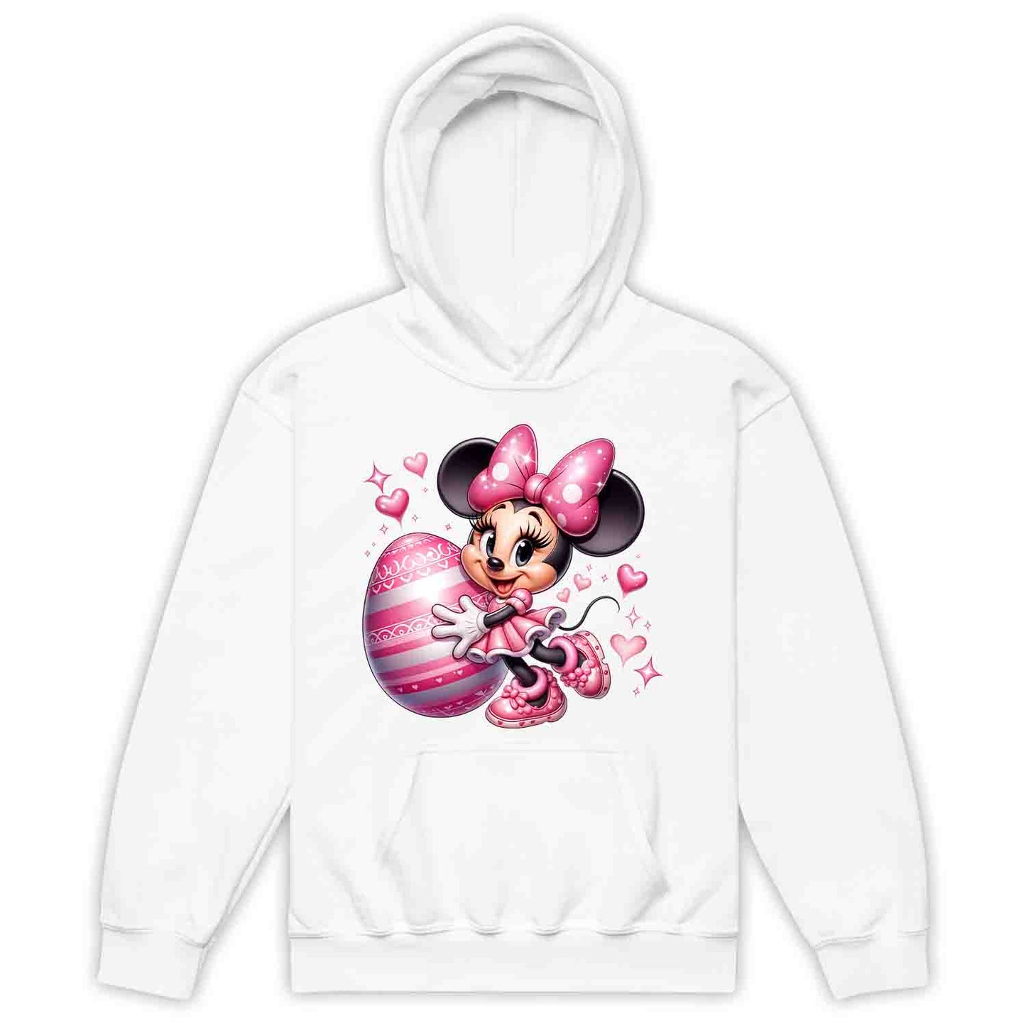 Disney Minnie Mouse Easter Kids T-Shirt | Pink Bow & Festive Egg Kids Jumper | Disney Lovers Hoodie | PRODUCT CODE: DNJKETEPASD