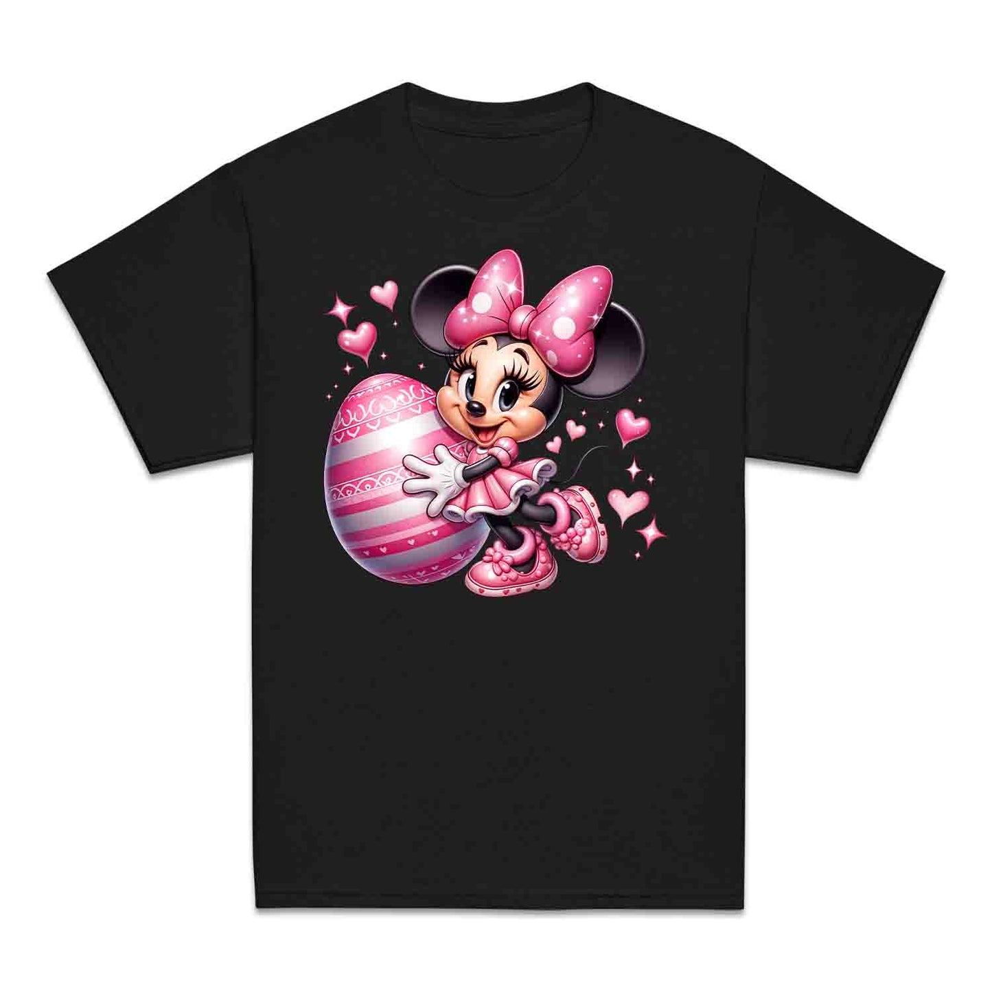 Disney Minnie Mouse Easter Kids T-Shirt | Pink Bow & Festive Egg Kids Jumper | Disney Lovers Hoodie | PRODUCT CODE: DNJKETEPASD