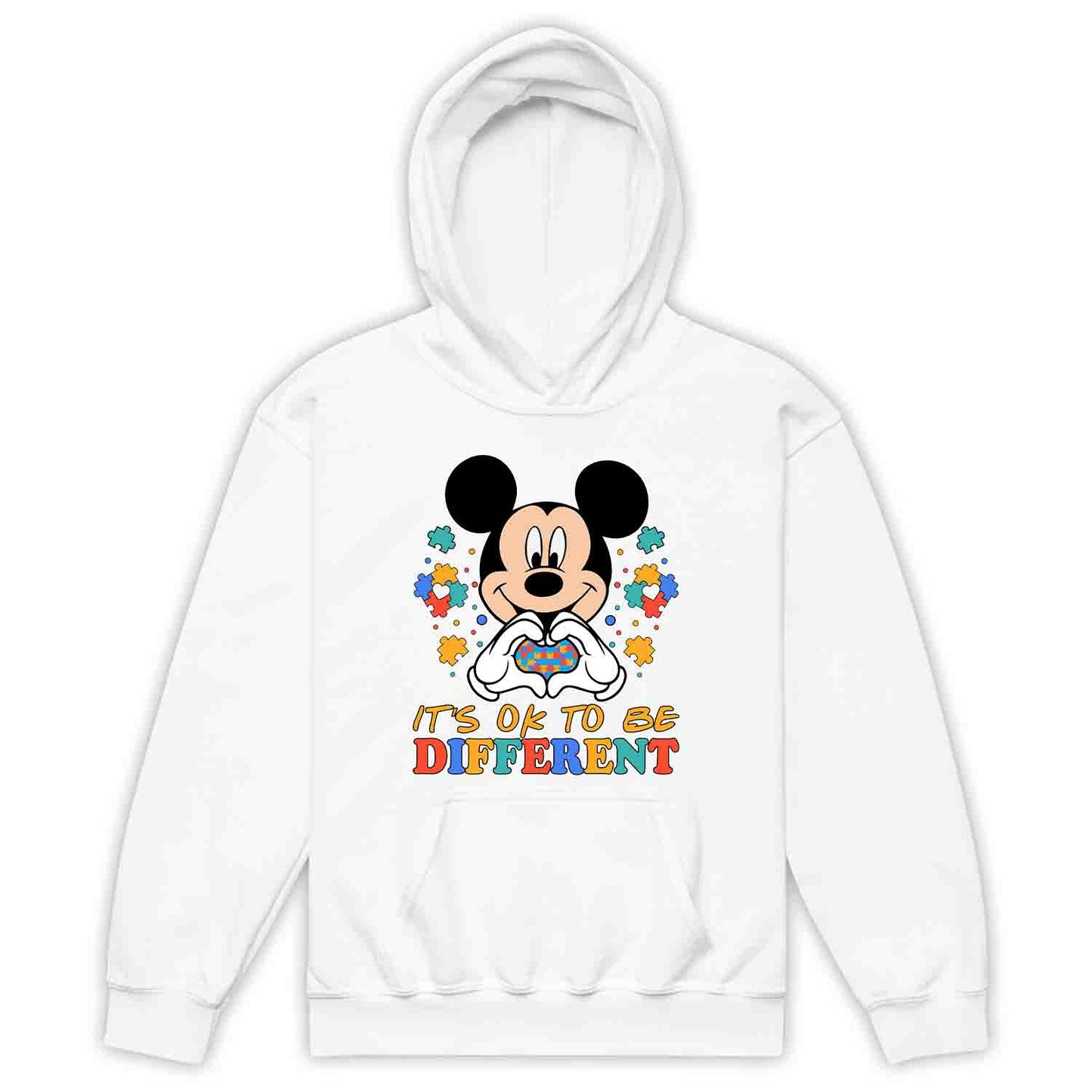 Disney Autism Awareness Kids T-Shirt | Heart Puzzle Piece Jumper | Inclusive Mickey Mouse Hoodie | PRODUCT CODE: DNSYVAHRTPZL
