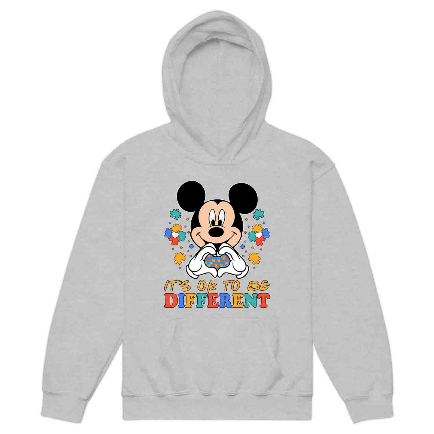 Disney Autism Awareness Kids T-Shirt | Heart Puzzle Piece Jumper | Inclusive Mickey Mouse Hoodie | PRODUCT CODE: DNSYVAHRTPZL