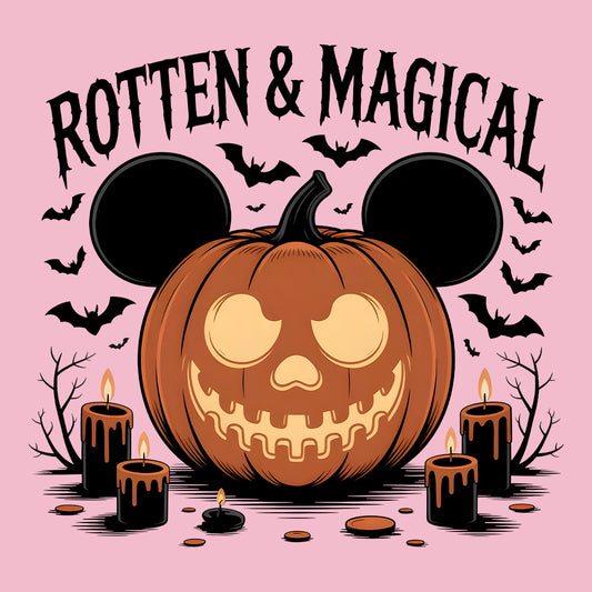 Disney Mickey Mouse Pumpkin T-Shirt, Spooky Halloween Sweatshirt, Rotten & Magical Hoodie | PRODUCT CODE: DPOASDXZC