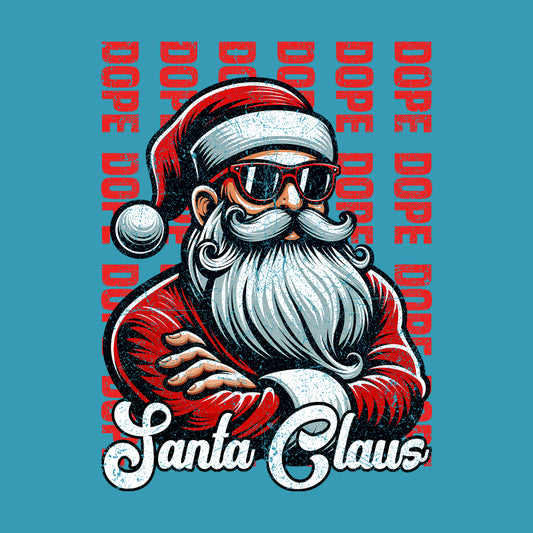 Dope Santa Claus Rock Christmas Trendy Xmas Holiday Season | PRODUCT CODE: DPTMNARKCH