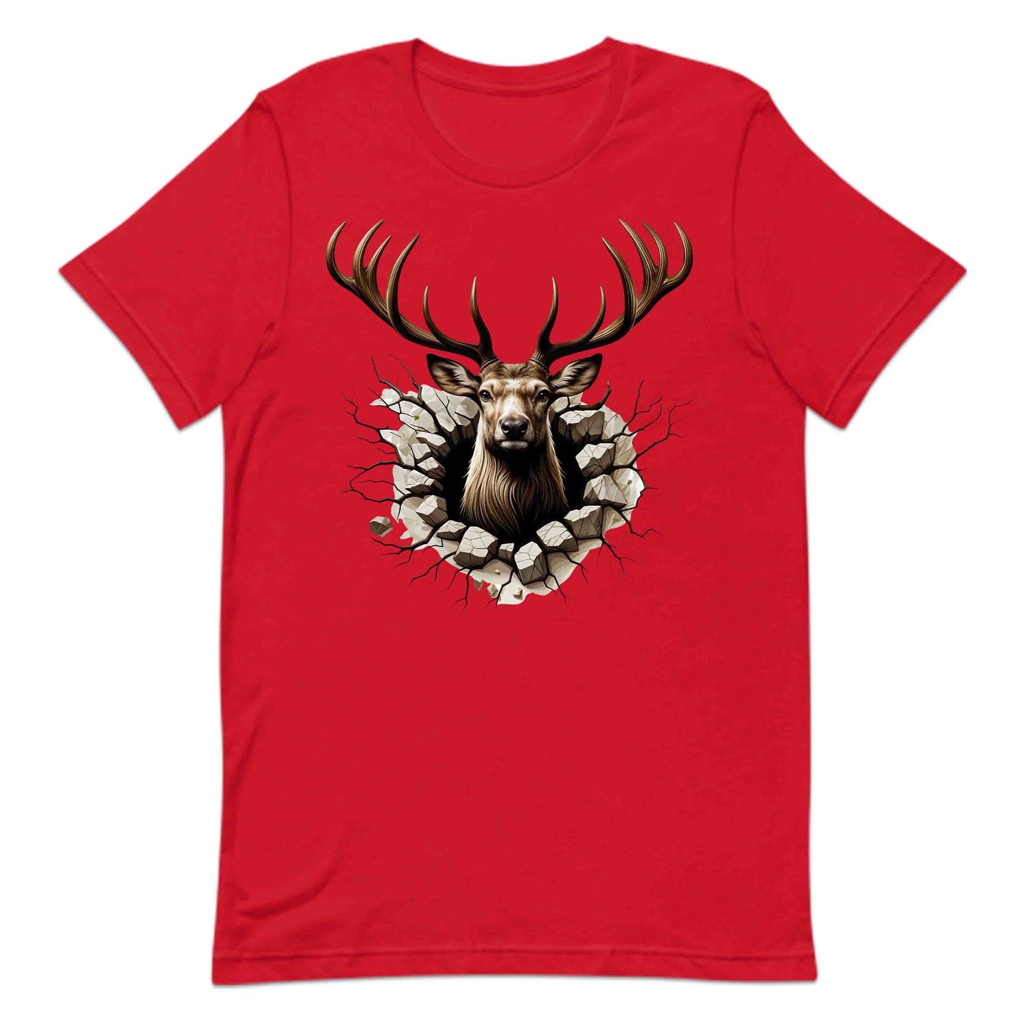 Deer Breaking Through Wall 3D Realistic Wild Animal  | PRODUCT CODE: DREMJSTCANLRW