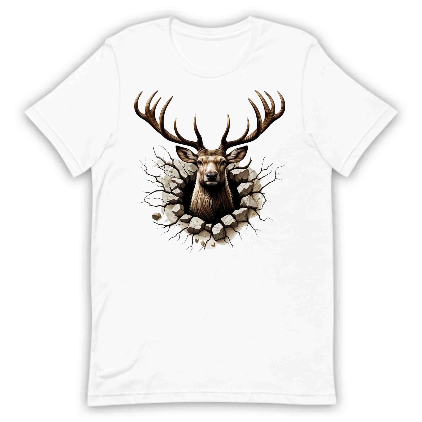 Deer Breaking Through Wall 3D Realistic Wild Animal  | PRODUCT CODE: DREMJSTCANLRW