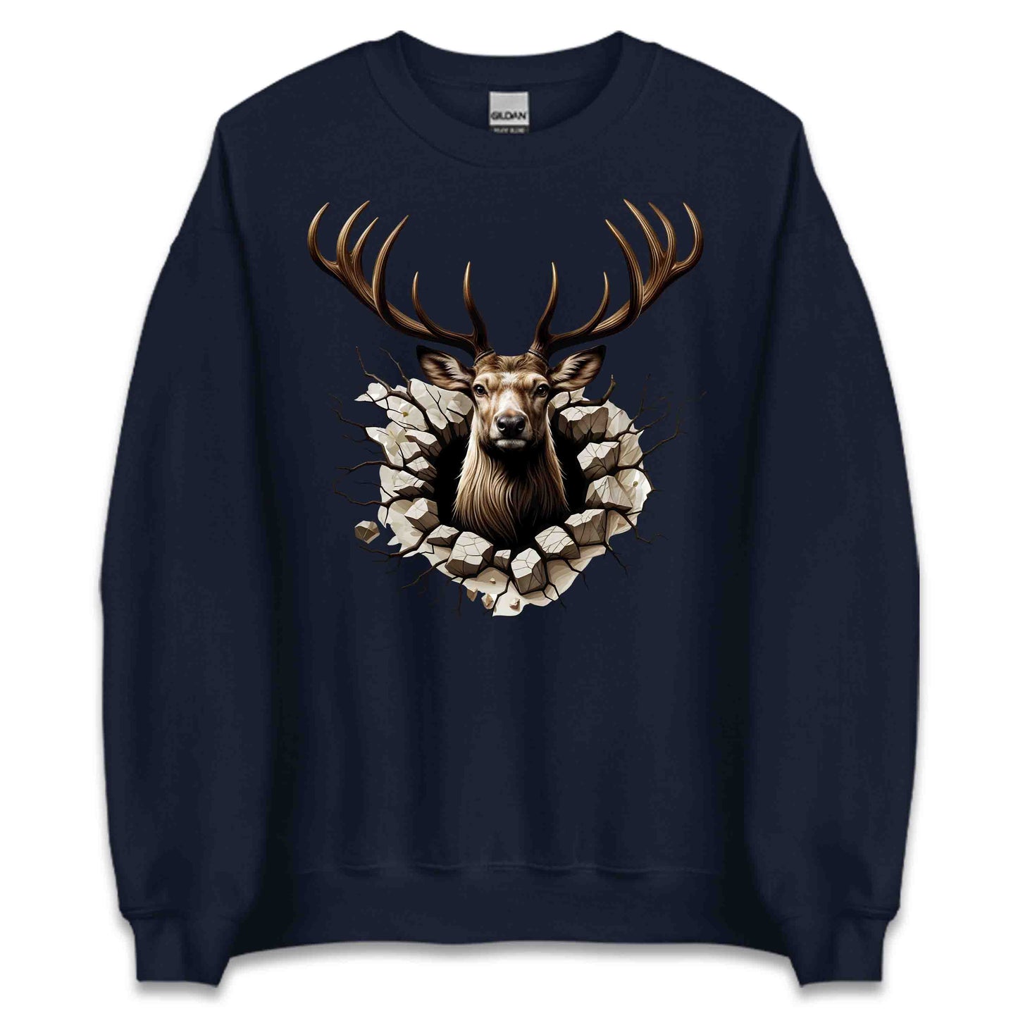 Deer Breaking Through Wall 3D Realistic Wild Animal  | PRODUCT CODE: DREMJSTCANLRW