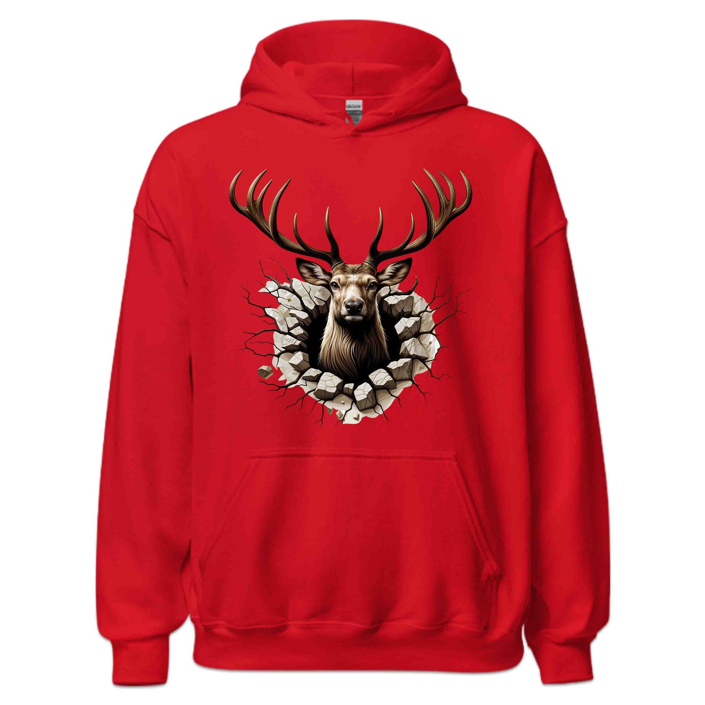 Deer Breaking Through Wall 3D Realistic Wild Animal  | PRODUCT CODE: DREMJSTCANLRW