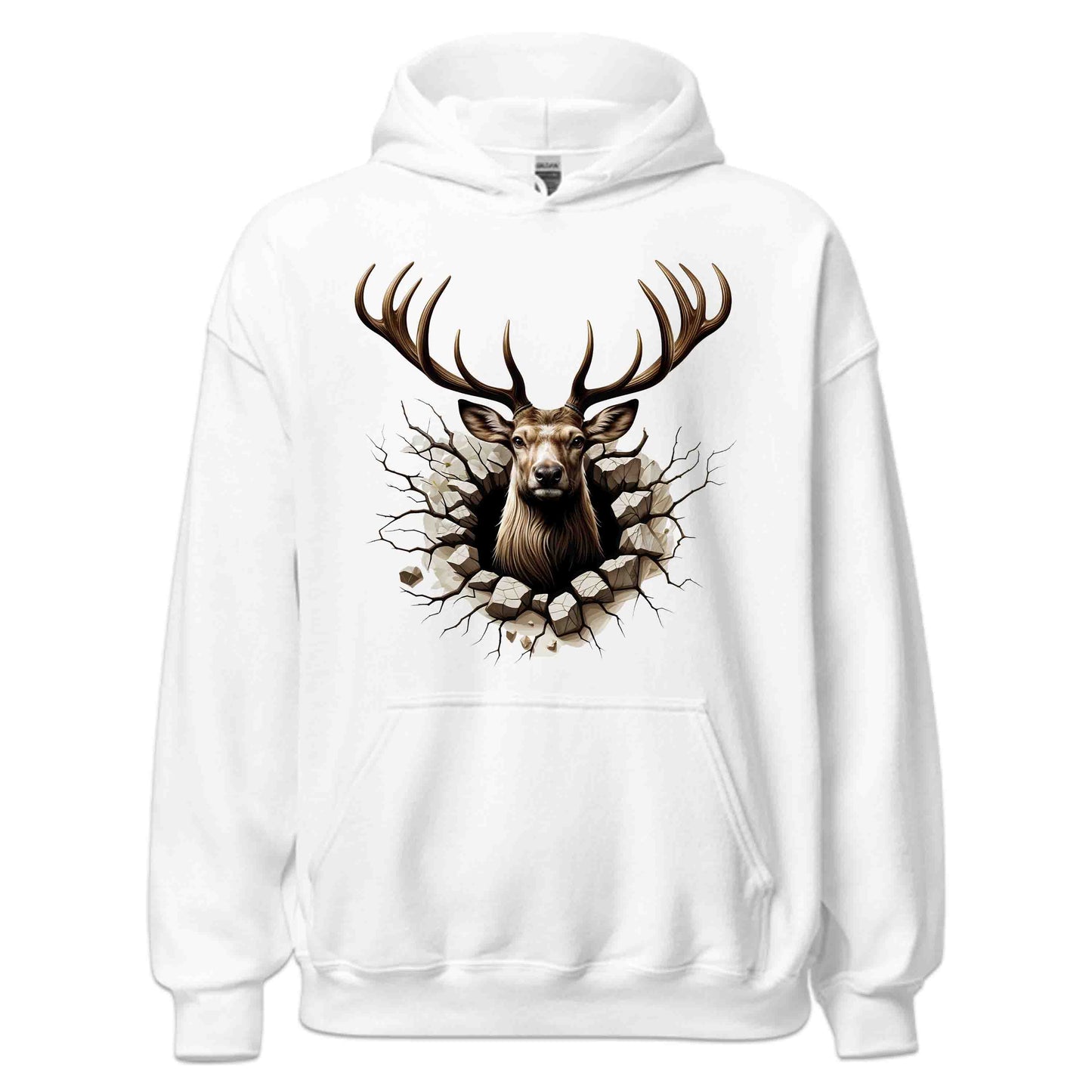 Deer Breaking Through Wall 3D Realistic Wild Animal  | PRODUCT CODE: DREMJSTCANLRW