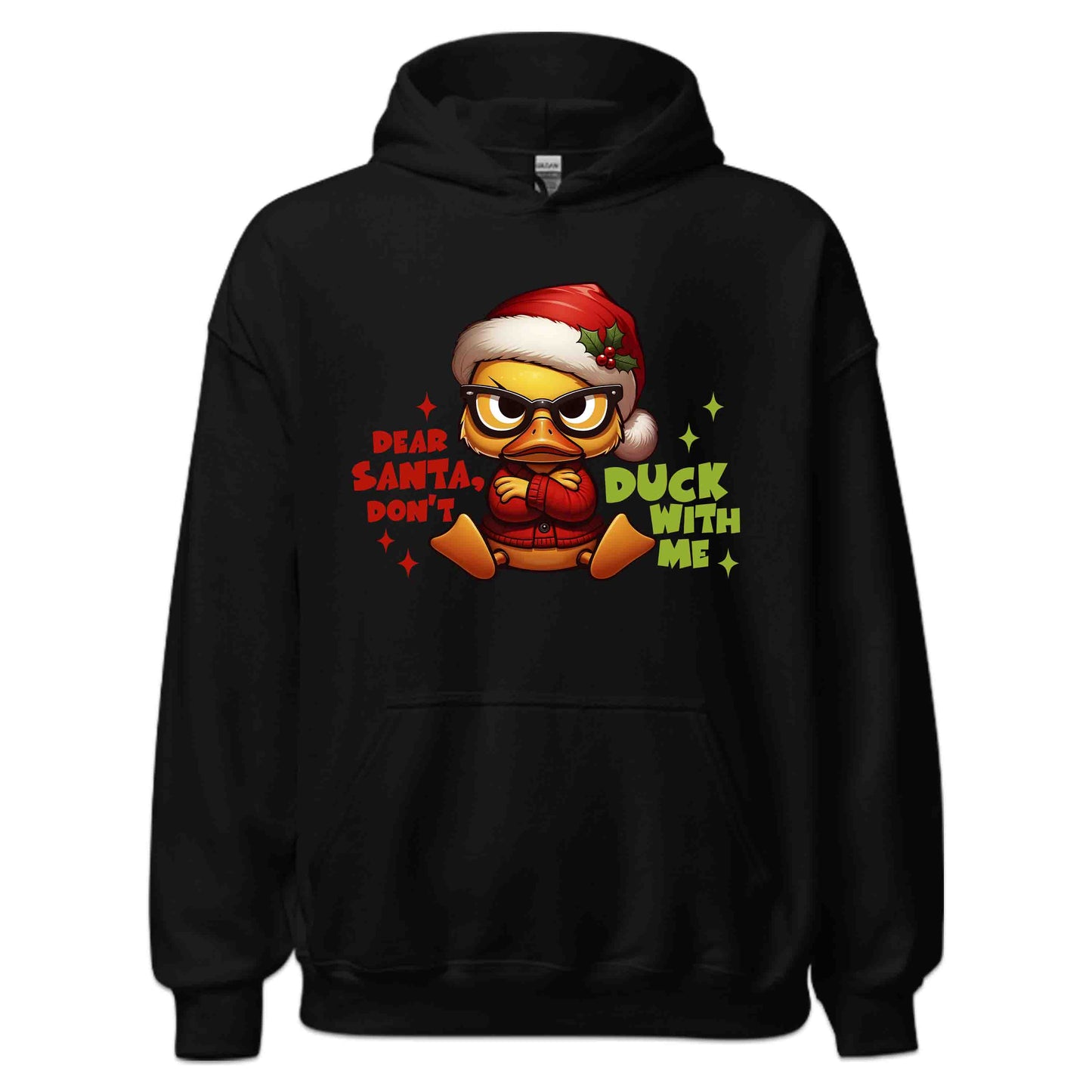 Dear Santa Don't Duck With Me Hilarious Christmas Sarcastic Xmas | PRODUCT CODE: DRSNOCKWMHL