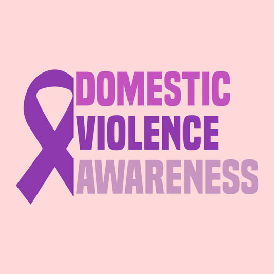 Domestic Violence Awareness Purple Ribbon DV Warrior | PRODUCT CODE: DSMTVLEAWR