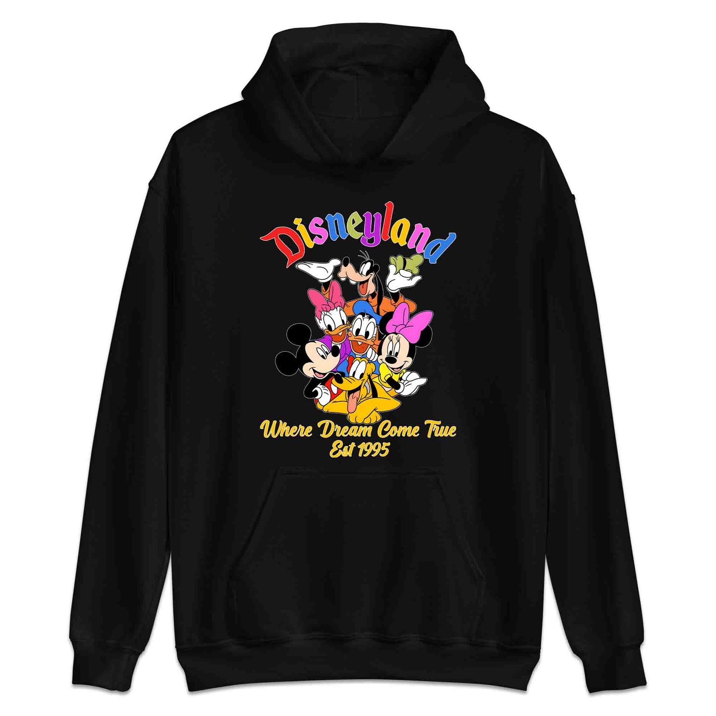 Disneyland 1995 T-Shirt | Mickey & Friends Jumper | Disney Cartoons Hoodie | PRODUCT CODE: DSNTMGNTFV