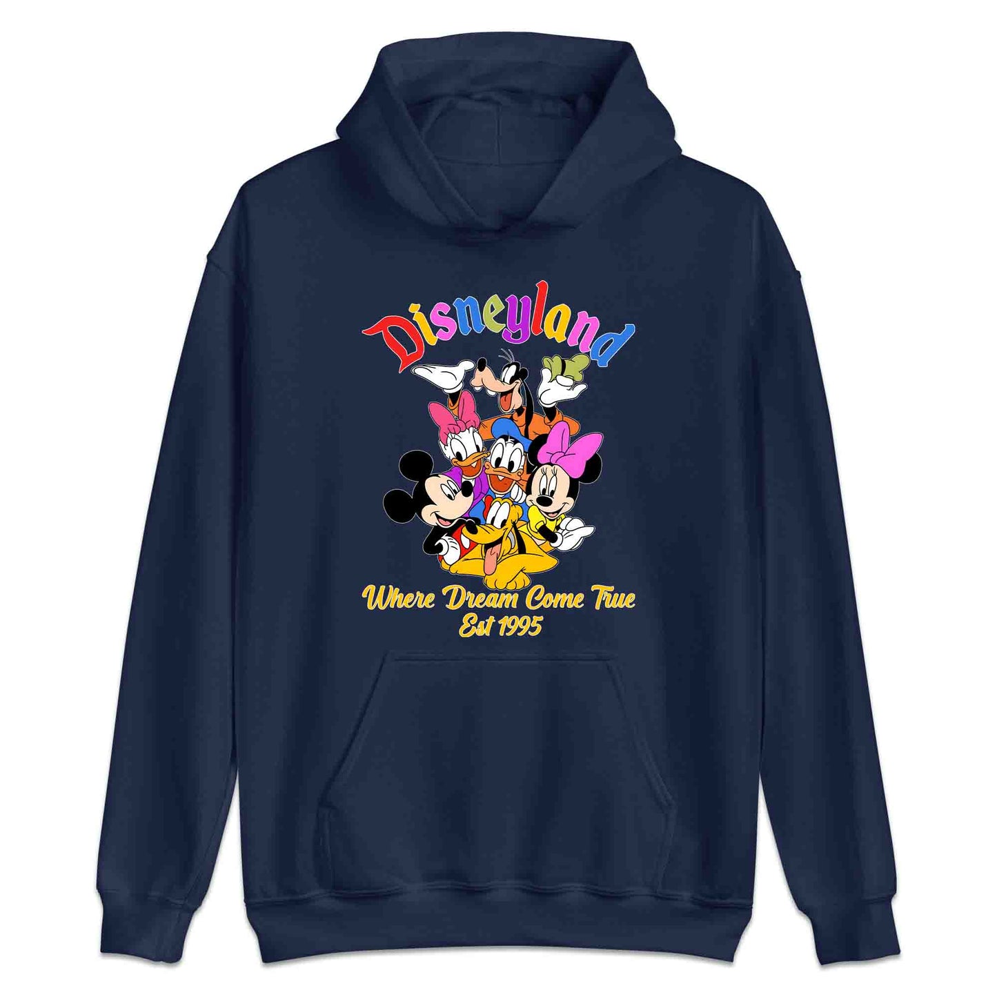 Disneyland 1995 T-Shirt | Mickey & Friends Jumper | Disney Cartoons Hoodie | PRODUCT CODE: DSNTMGNTFV