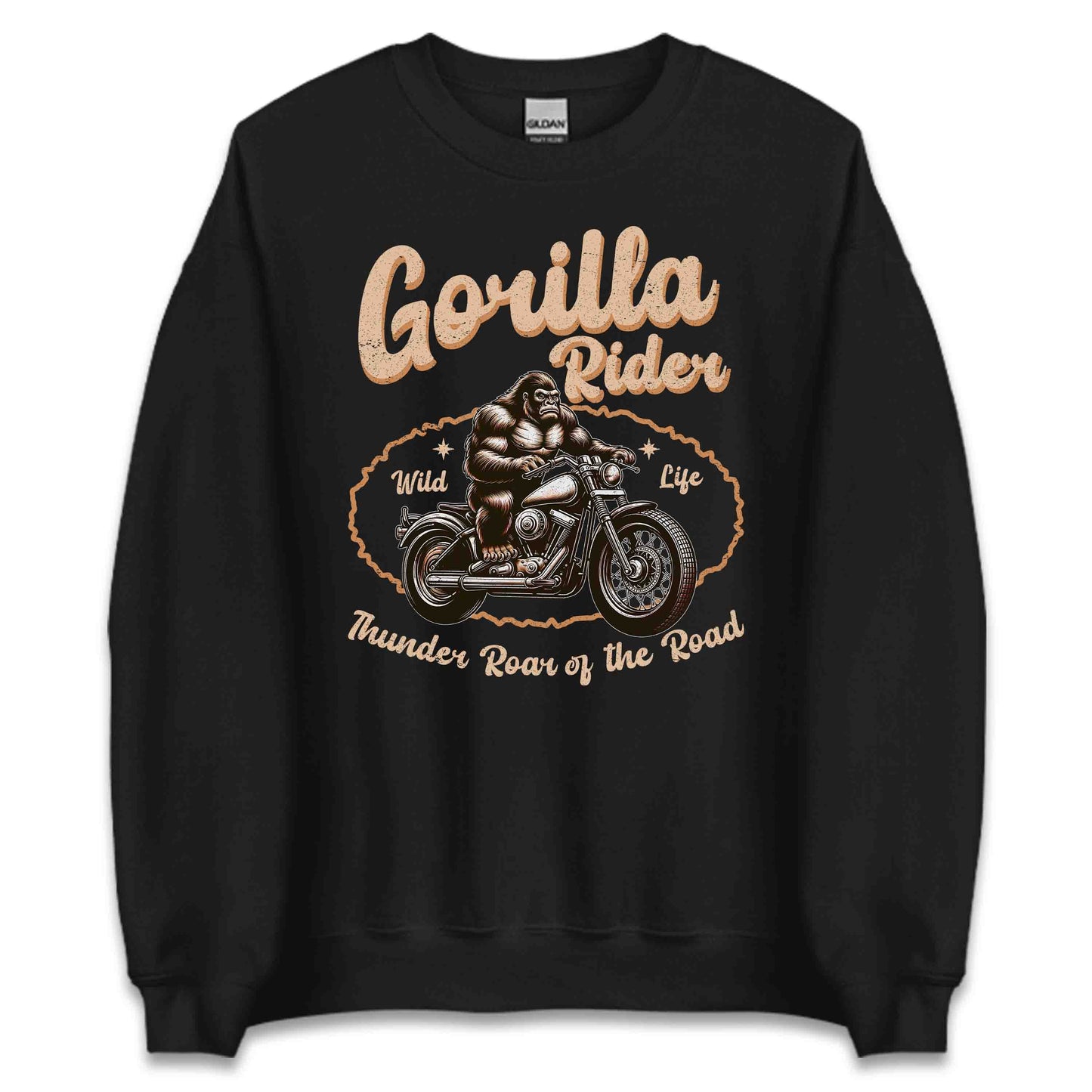Epic Gorilla Biker Wild Animal Motorcycle Adventurous Gorilla Rider | PRODUCT CODE: EBJAHBPOANTCH