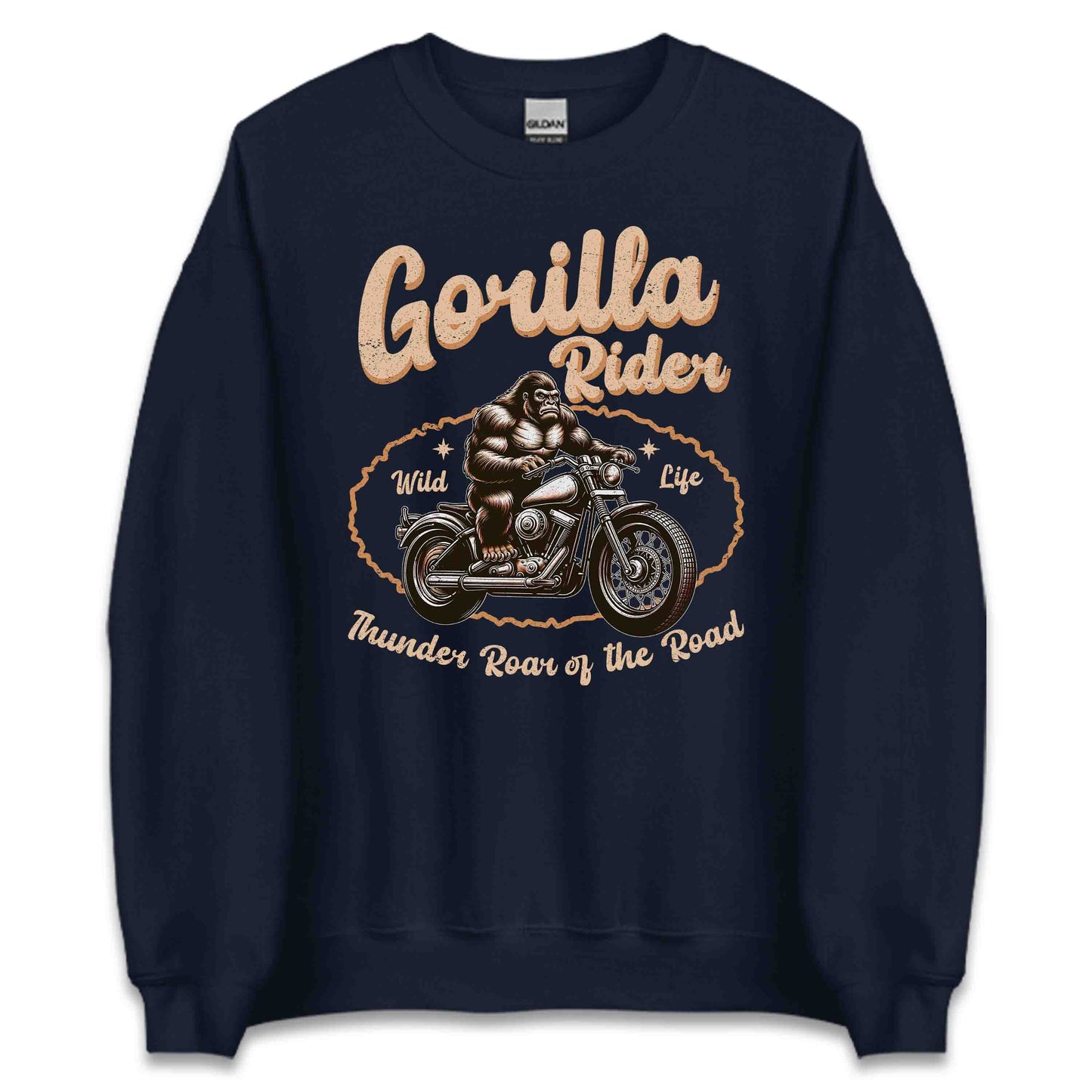 Epic Gorilla Biker Wild Animal Motorcycle Adventurous Gorilla Rider | PRODUCT CODE: EBJAHBPOANTCH
