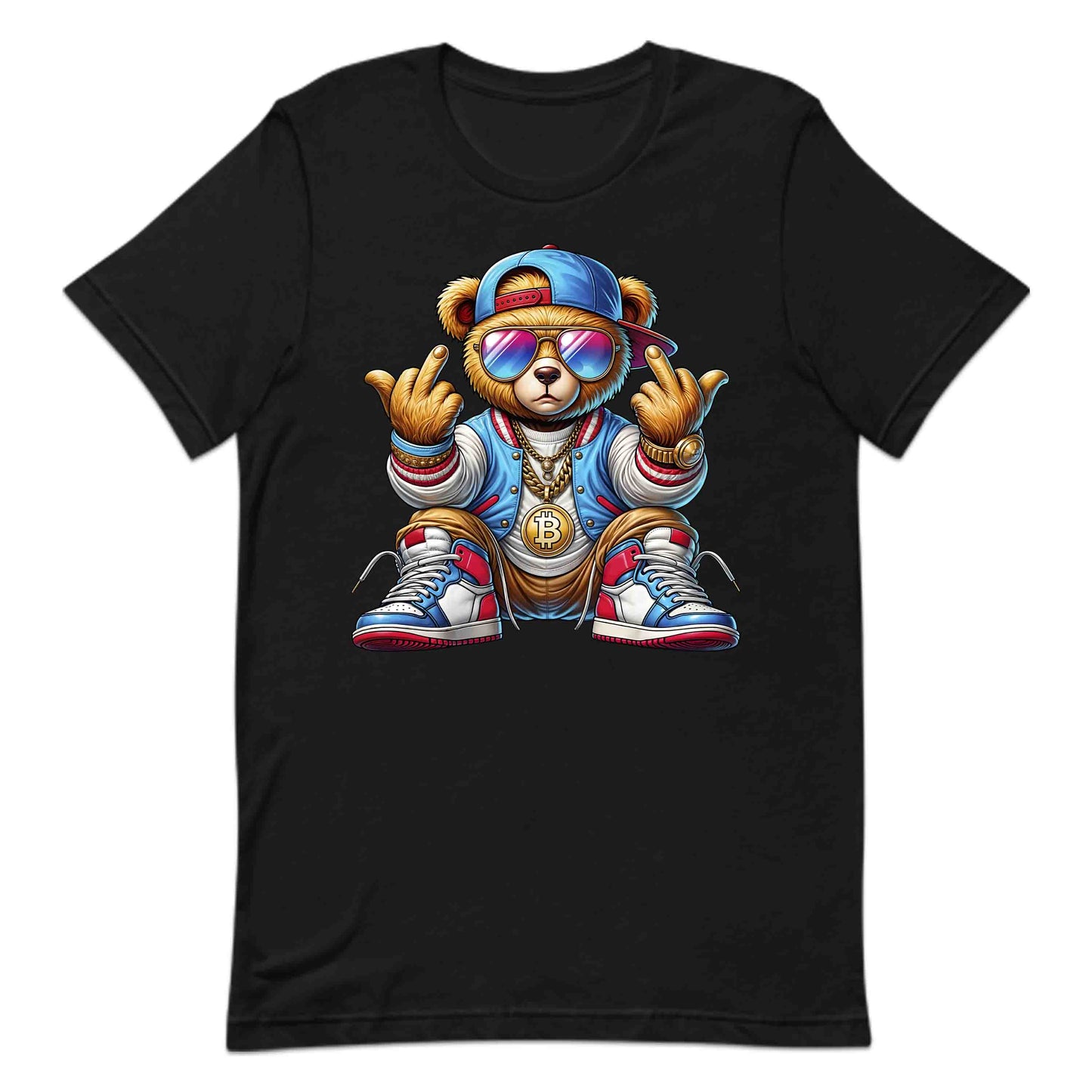 Edgy Teddy Bear Crypto Swag Hip-Hop Streetwear | PRODUCT CODE: EGHTYDBRACP