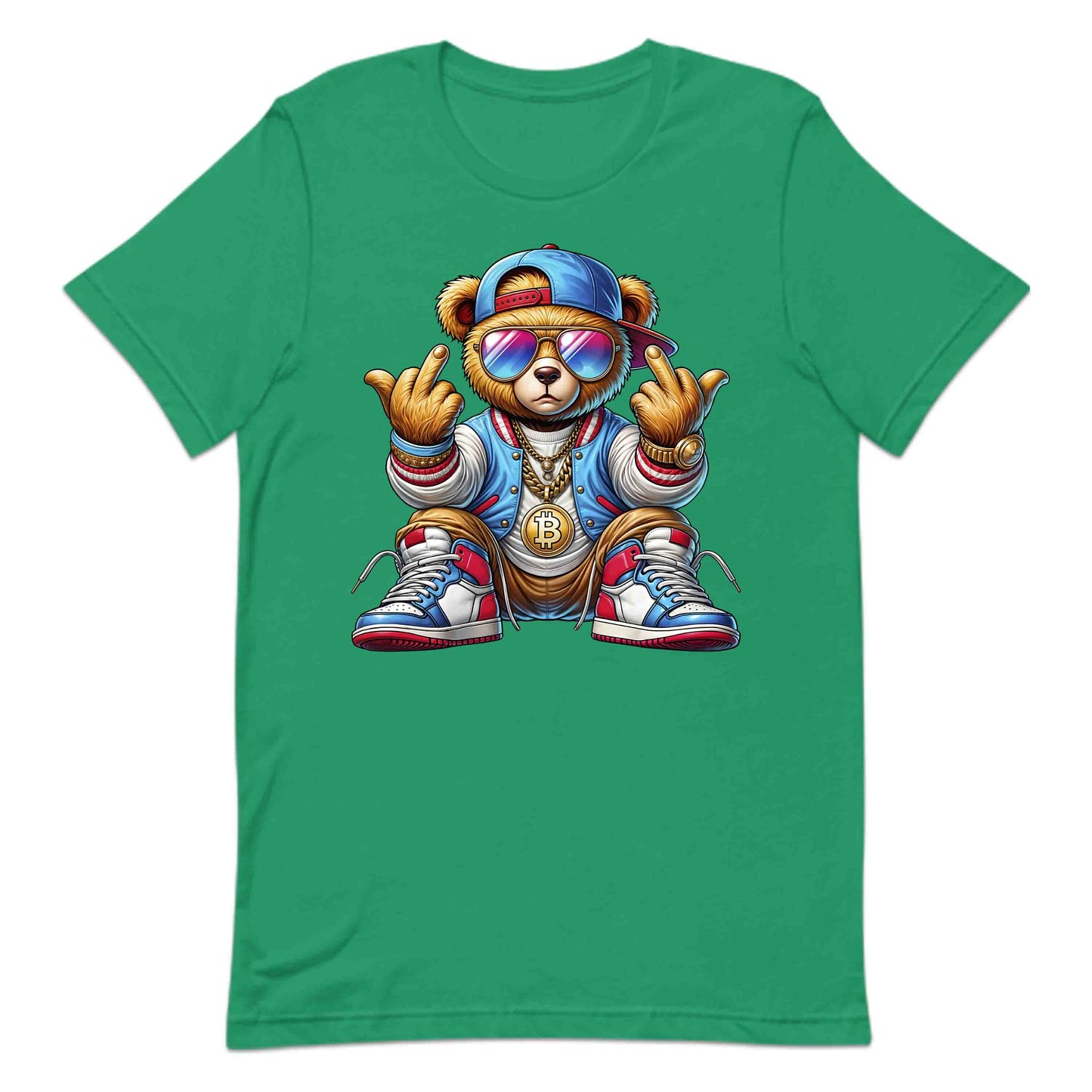 Edgy Teddy Bear Crypto Swag Hip-Hop Streetwear | PRODUCT CODE: EGHTYDBRACP