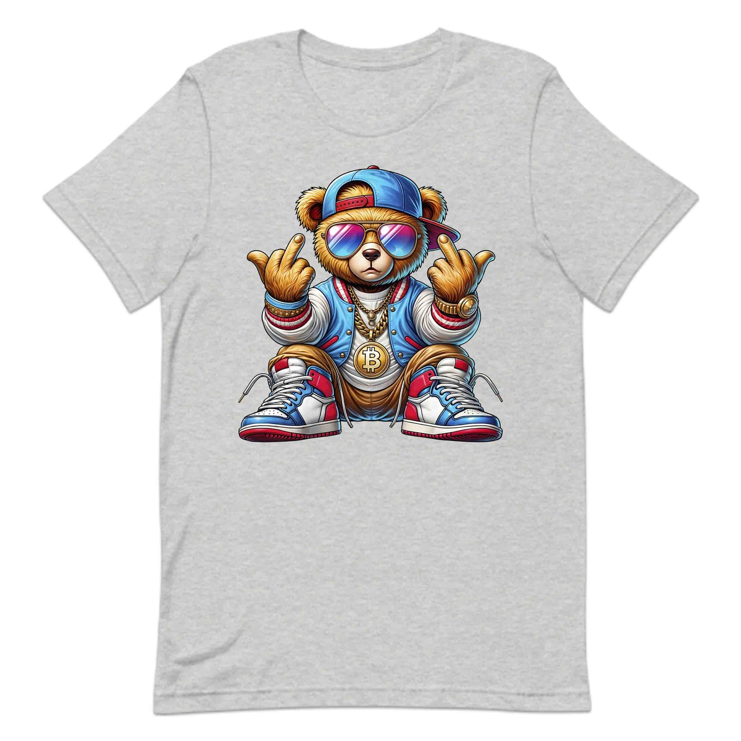 Edgy Teddy Bear Crypto Swag Hip-Hop Streetwear | PRODUCT CODE: EGHTYDBRACP