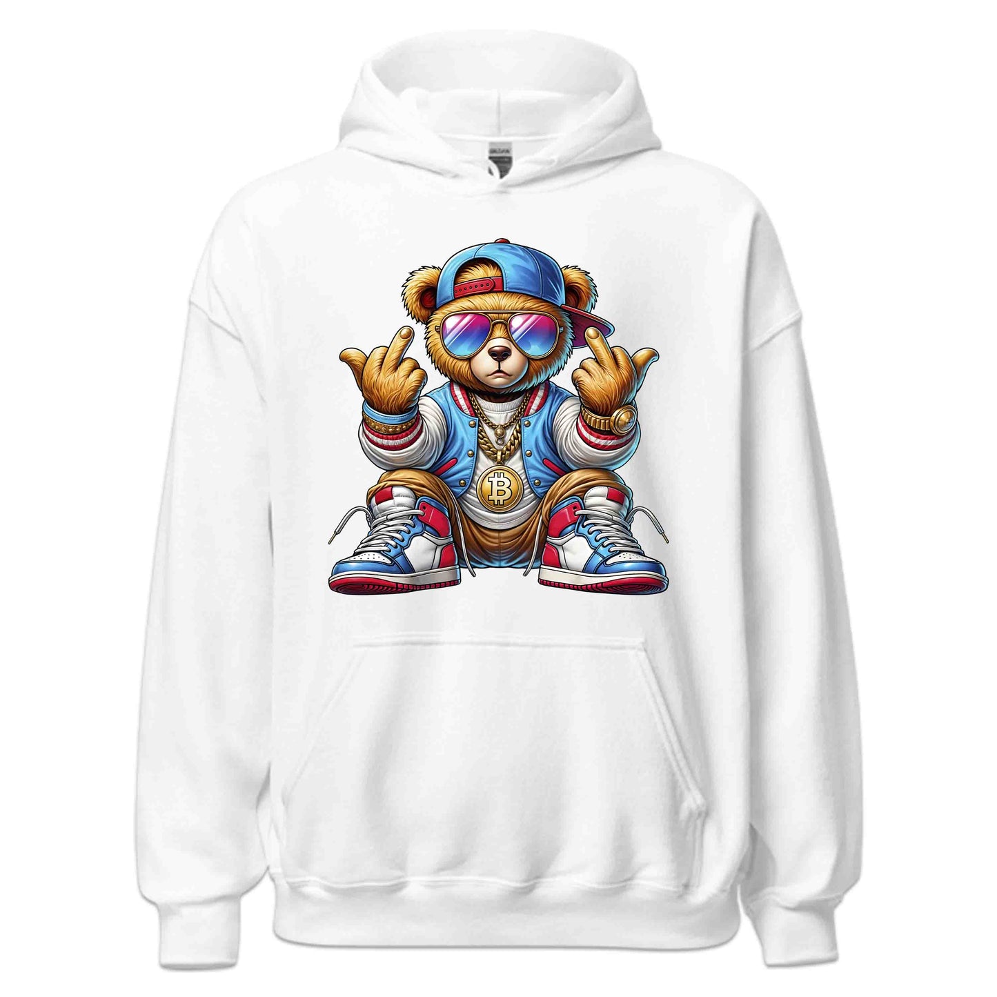 Edgy Teddy Bear Crypto Swag Hip-Hop Streetwear | PRODUCT CODE: EGHTYDBRACP