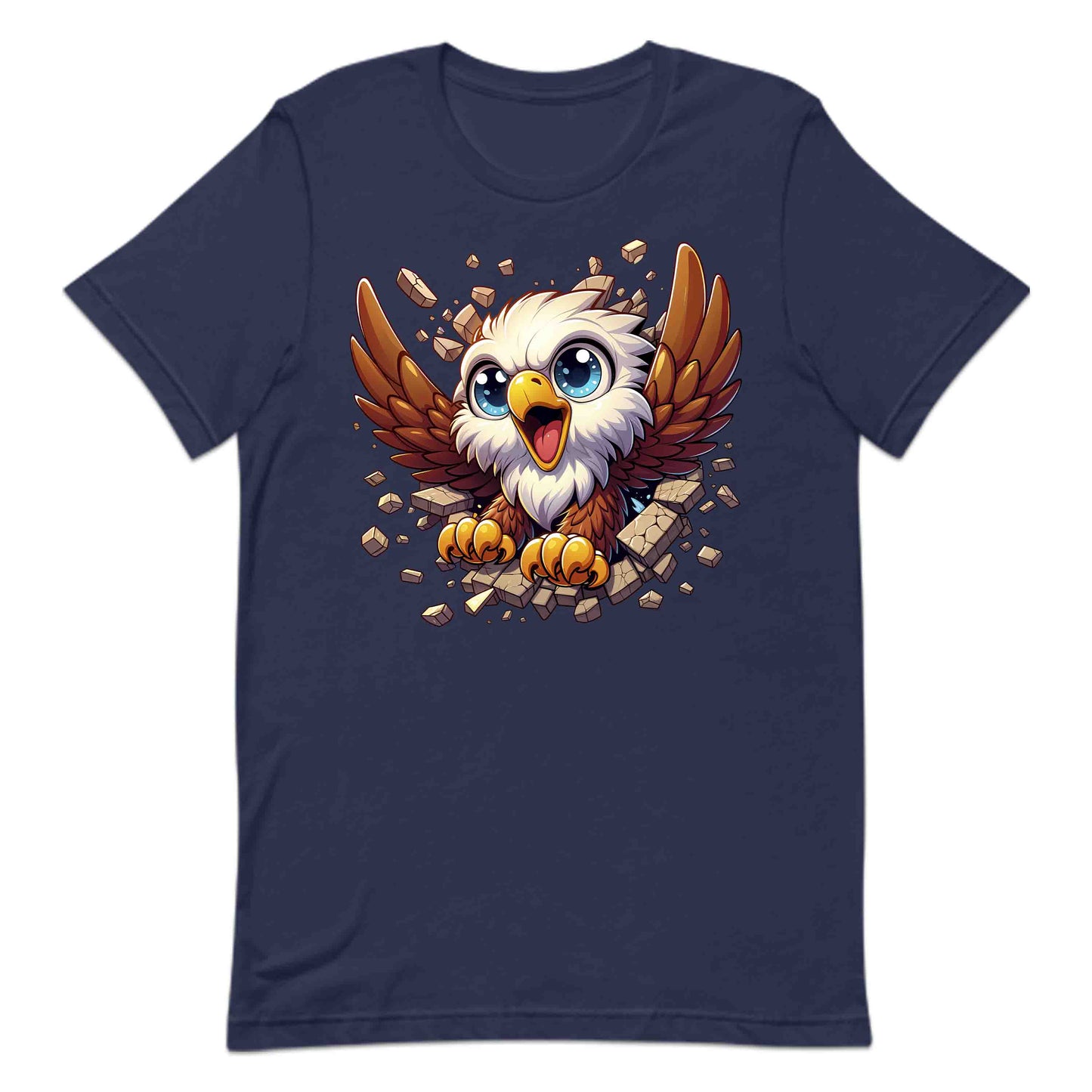 Eagle Breaking Through Wall 3D Realistic Powerful Baby Eagle | PRODUCT CODE: EGLBRKNWLAPO