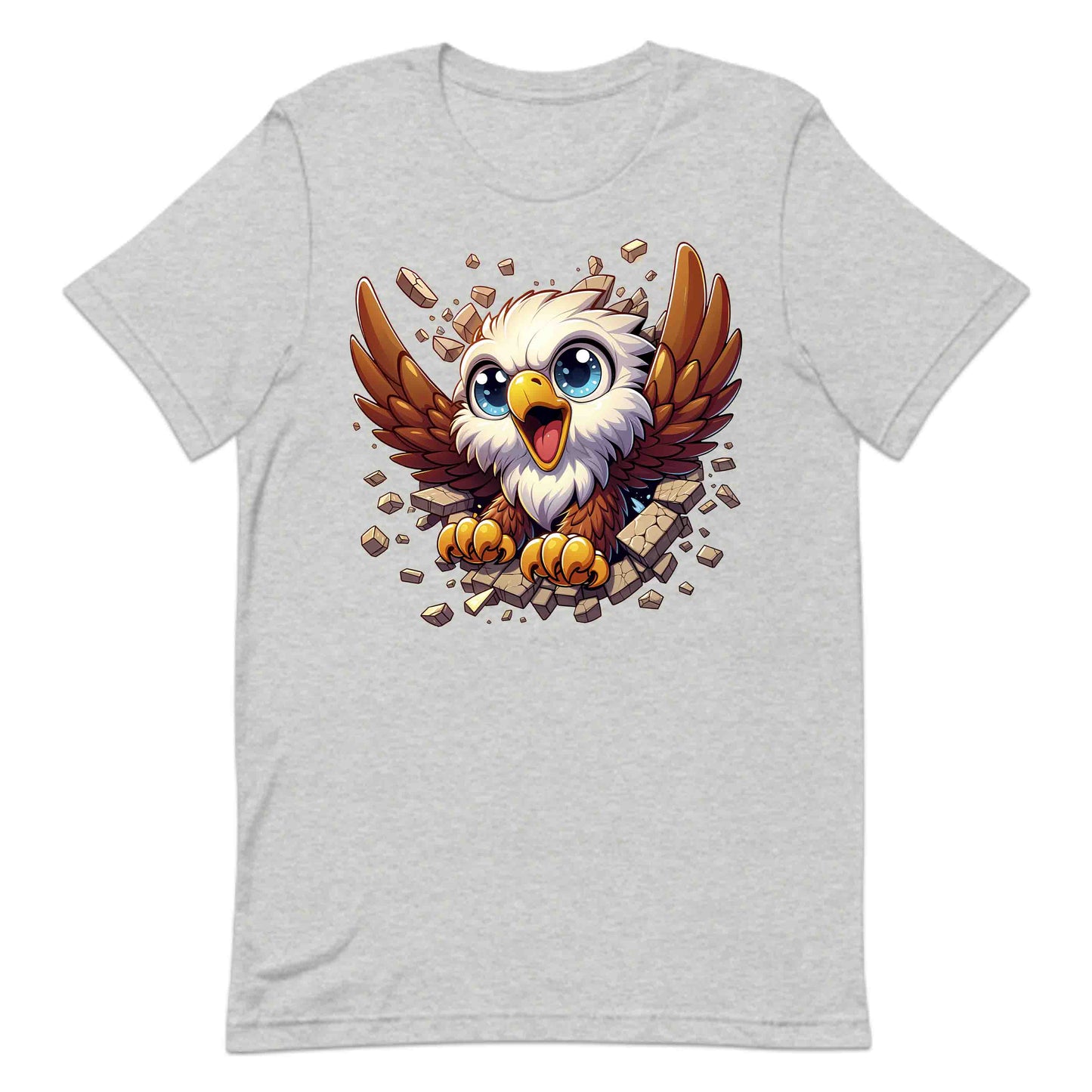 Eagle Breaking Through Wall 3D Realistic Powerful Baby Eagle | PRODUCT CODE: EGLBRKNWLAPO