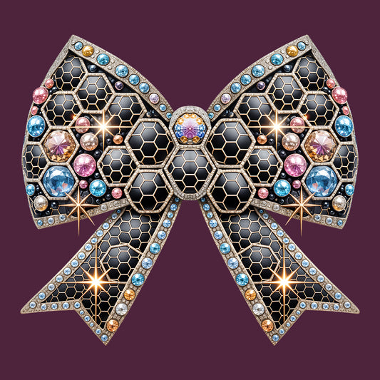 Elegant Jewel Bow Sparkling Gemstone and Rhinestone | PRODUCT CODE: ELGBNTAWBOSP