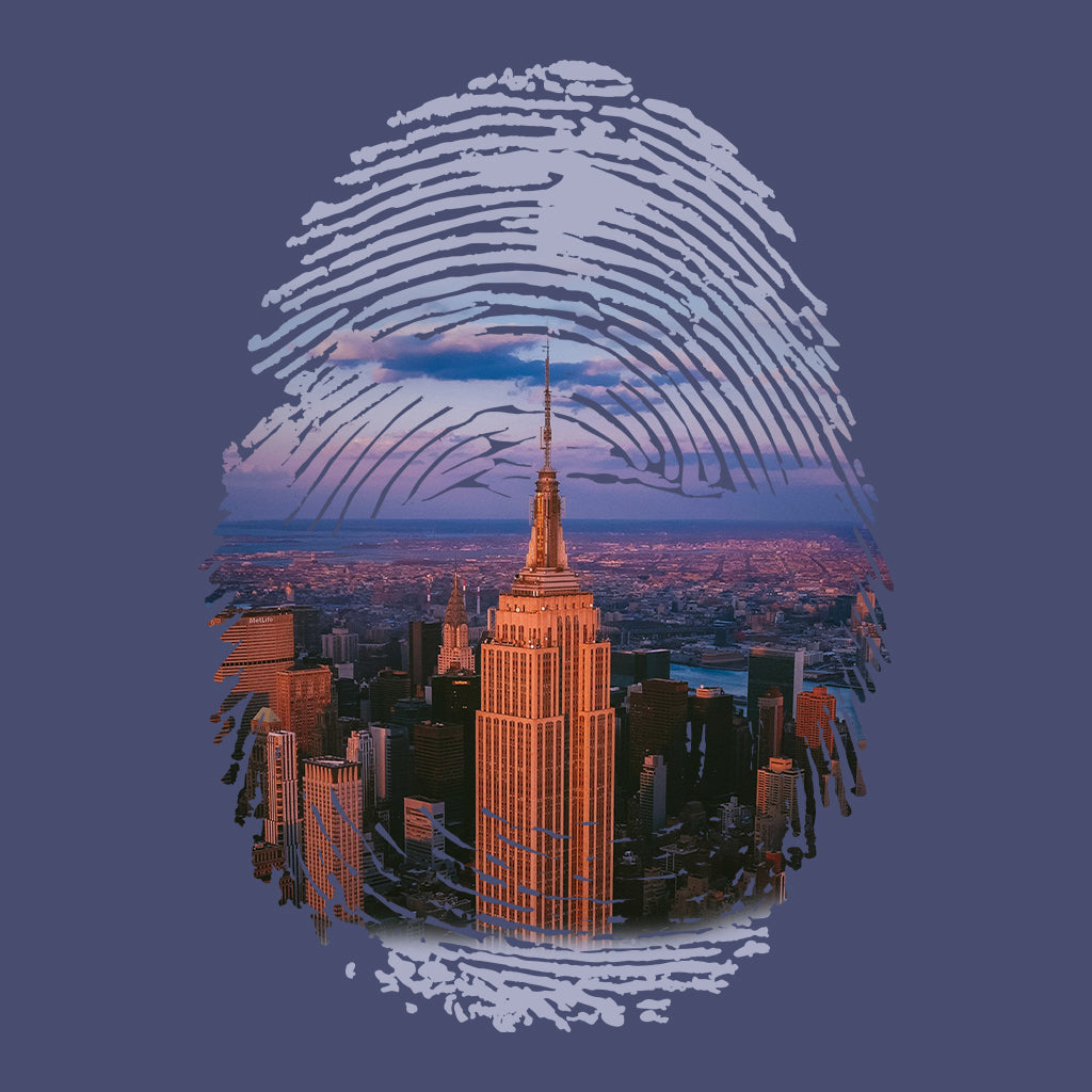 Empire State Building Fingerprint New York City Dusk | PRODUCT CODE: EMPRSTBLFG