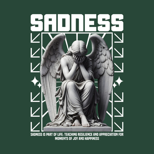 Emotional Angel Statue Sadness Teaches Resilience | PRODUCT CODE: EMTNLGESTUDN