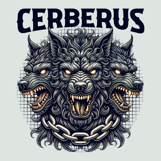 Epic Mythical Cerberus Greek Mythology-Inspired Gothic Dog Dark Fantasy | PRODUCT CODE: EPCRBUGRKEMY