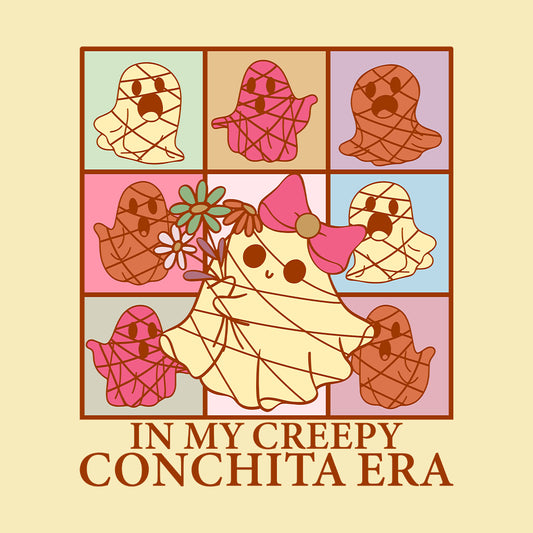In My Creepy Conchita Era Cute Ghost Concha Halloween | PRODUCT CODE: ERATUHLWGH