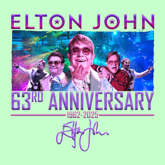 Elton John 63rd Anniversary T-Shirt, Jumper & Hoodie – Legendary Music Tribute (1962–2025) with Retro Pop Magic & Signature Flair | PRODUCT CODE: ERTJLKS
