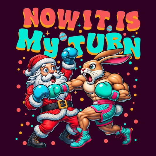 Easter Bunny vs Santa Claus Epic Holiday Showdown Hilarious Boxing Match | PRODUCT CODE: ESTBYVSTACLU