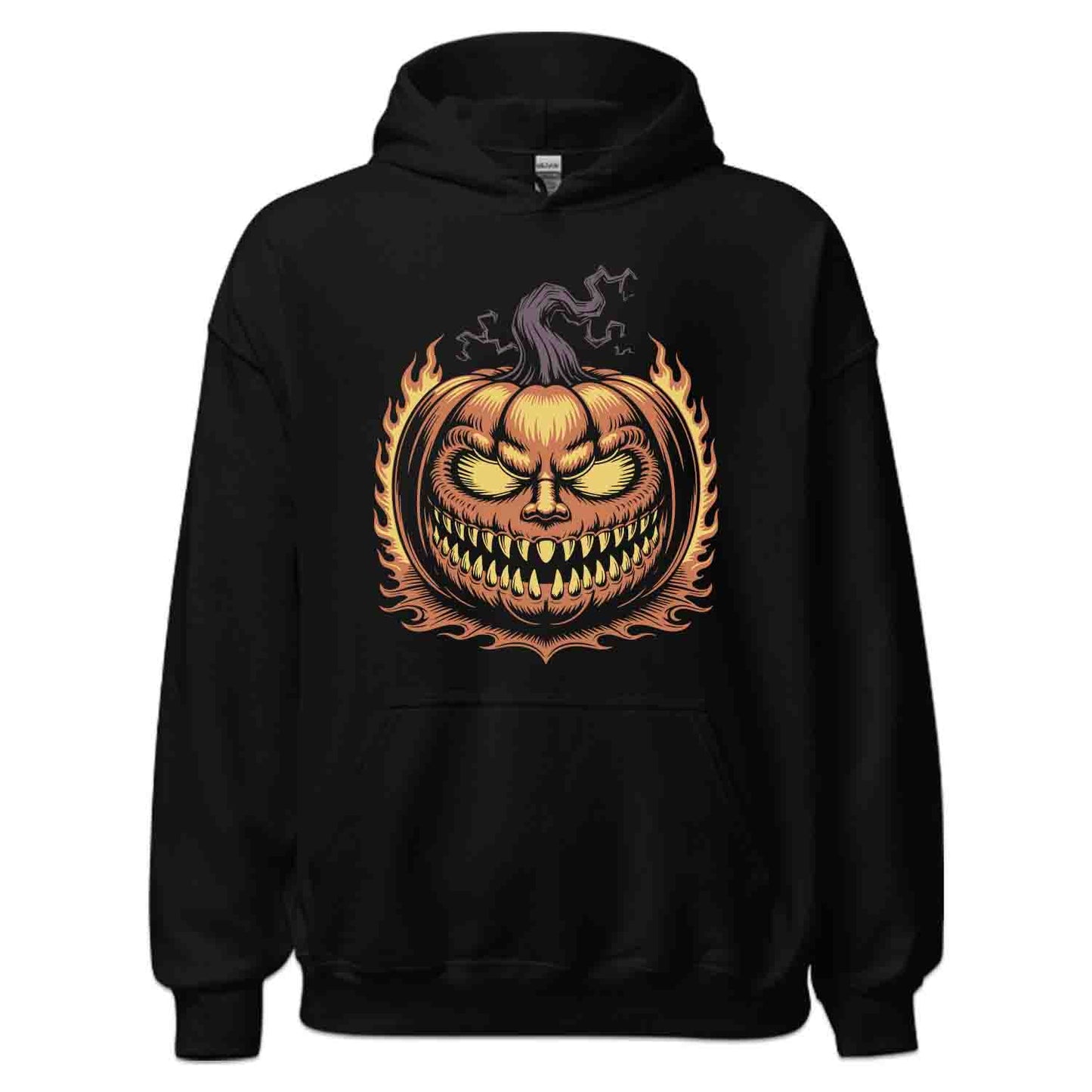 Evil Pumpkin Face T-Shirt, Creepy Jack-O’-Lantern Sweatshirt, Scary Horror Hoodie | PRODUCT CODE: EVLASHOHFV