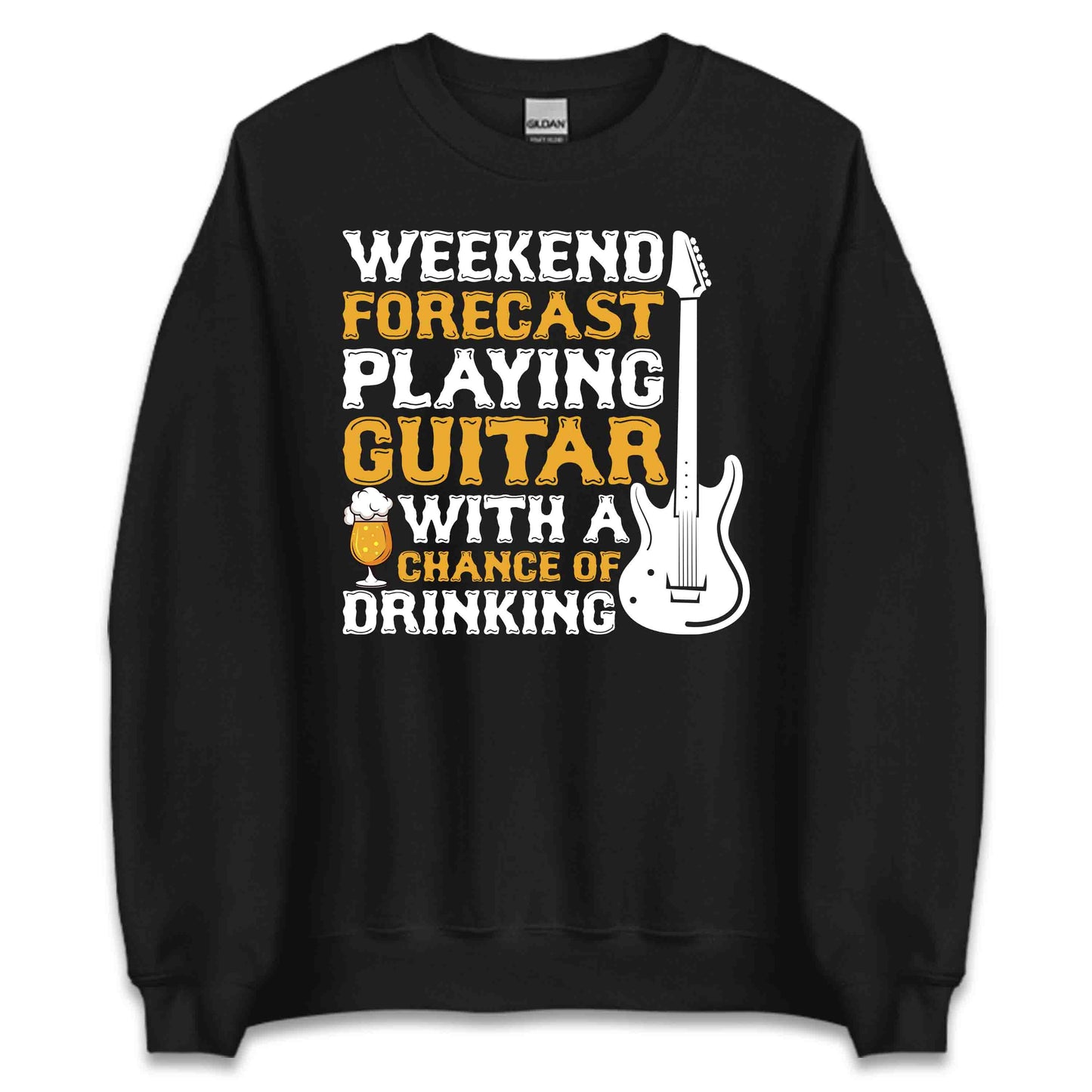 Funny Guitarist Beer Lover Weekend Forecast Humorous Beer Drinker Quot | PRODUCT CODE: FGRTSBRELBEP