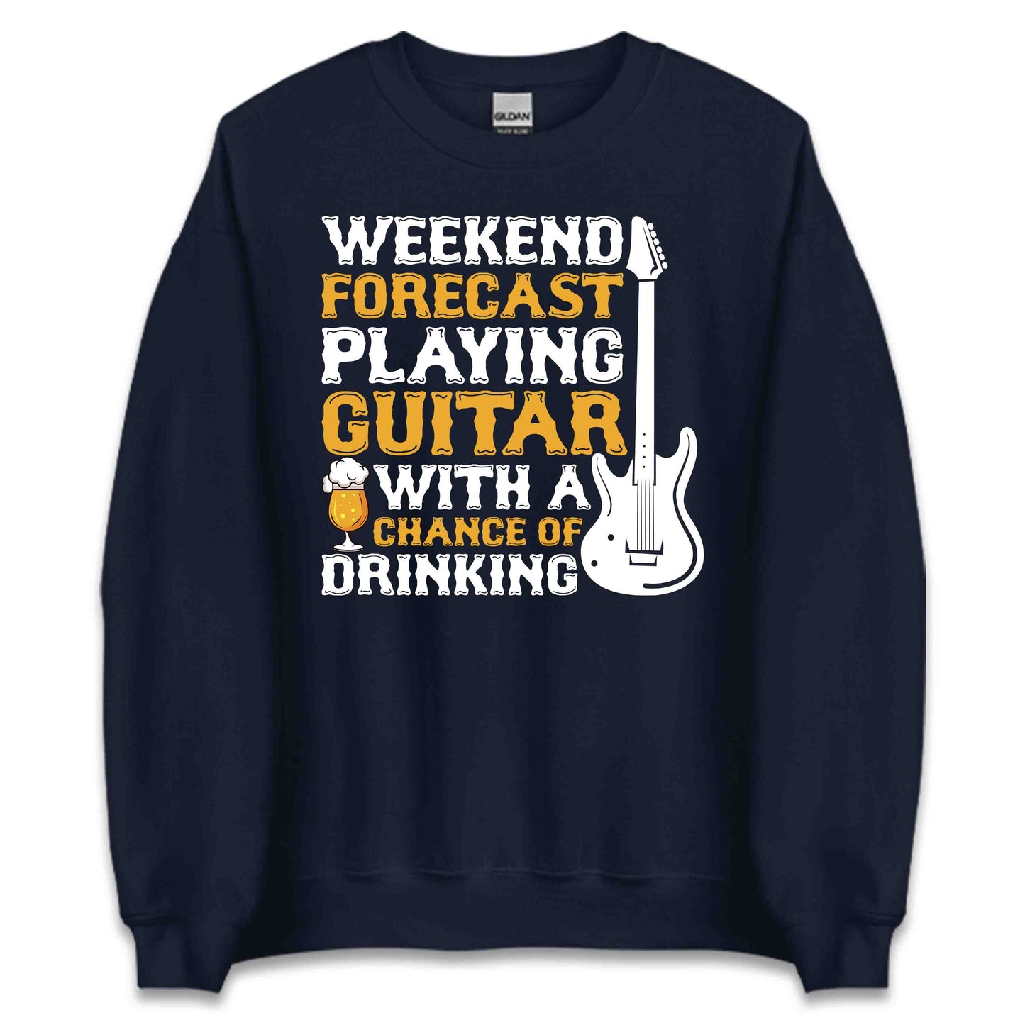 Funny Guitarist Beer Lover Weekend Forecast Humorous Beer Drinker Quot | PRODUCT CODE: FGRTSBRELBEP