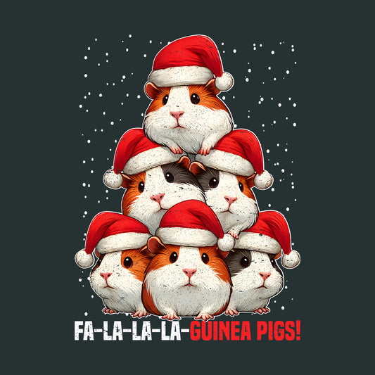Fa La La La Guinea Pigs Christmas Xmas Guinea Pig Stack | PRODUCT CODE: FLAGNUGPSRDT