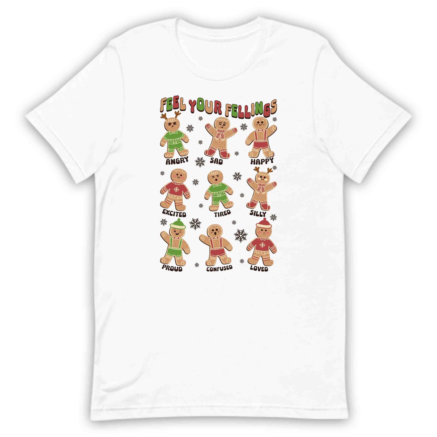 Feel Your Feelings Christmas Gingerbread OT Xmas Mental Health | PRODUCT CODE: FLEYRNGSCHM