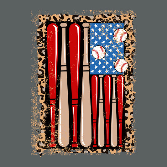 USA Flag Baseball Sports Lover | PRODUCT CODE: FLGBSEBLSAU