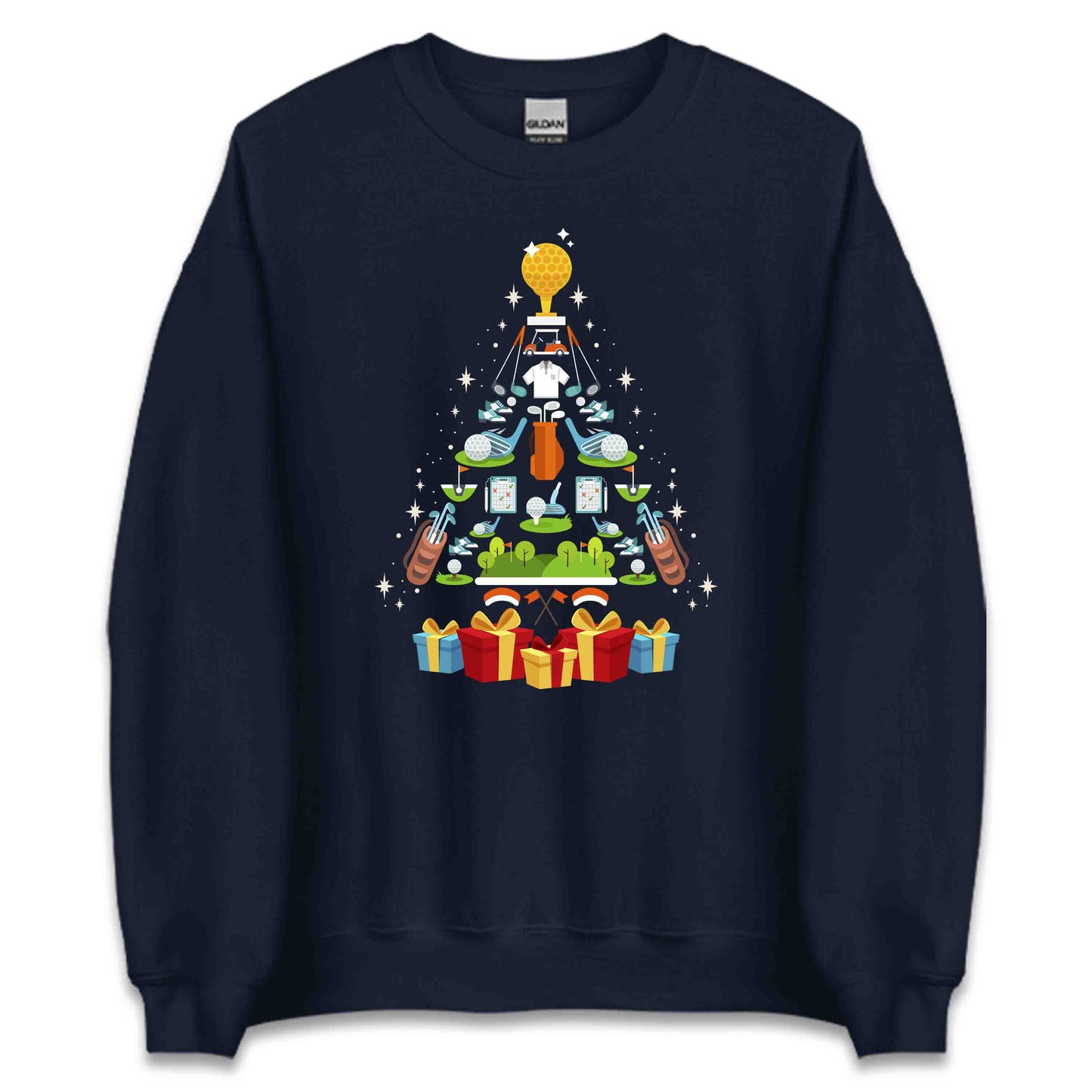 Golf Christmas Tree Festive Xmas Sports Holiday Golfing | PRODUCT CODE: FLGOCHTRXME