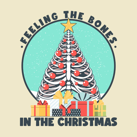 Feeling The Bones In The Christmas Skeleton Ribcage Xmas Tree | PRODUCT CODE: FLNGHBNSOEK