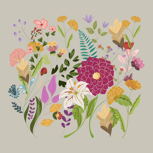 Wildflowers Floral Botanical | PRODUCT CODE: FLORWDLIB