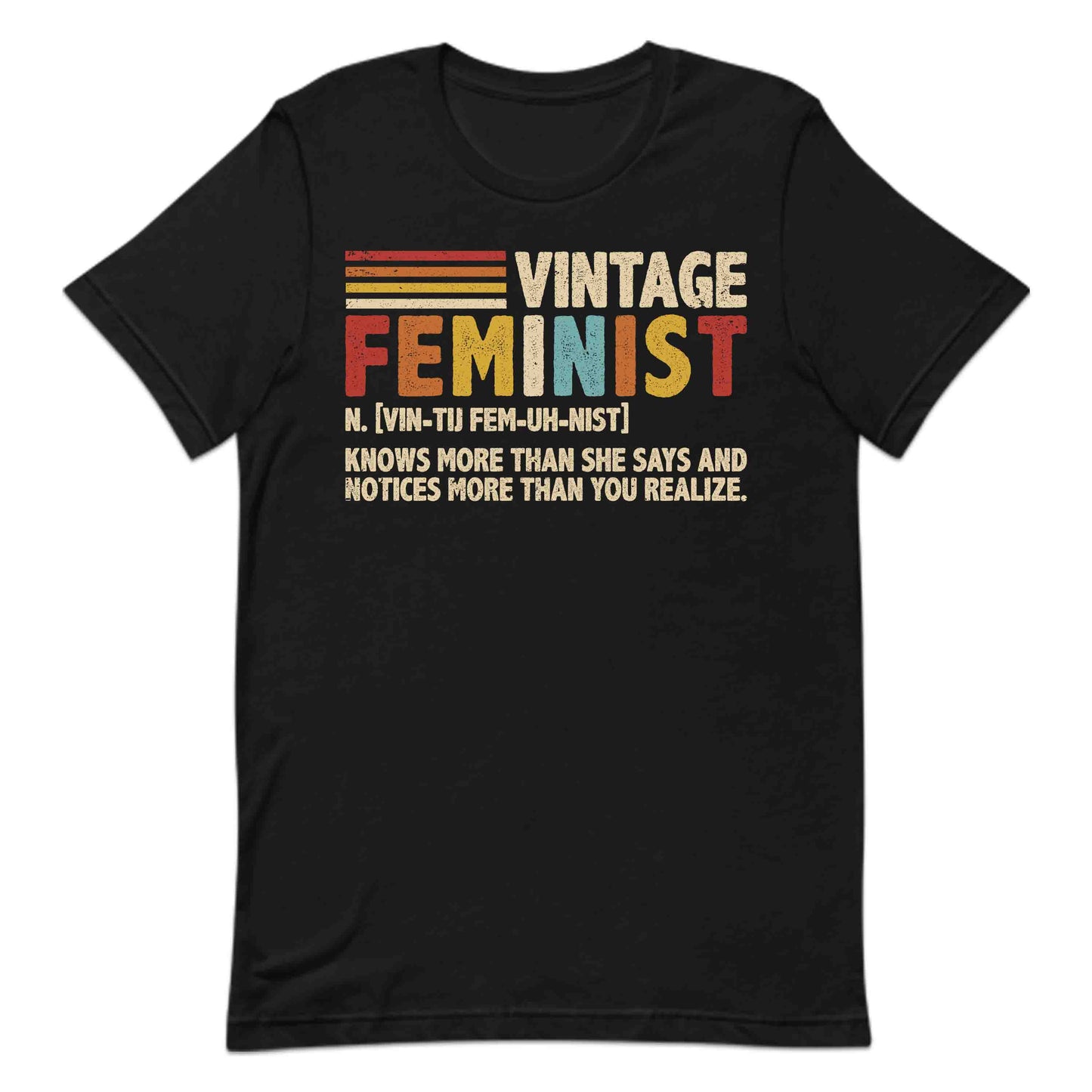 Feminist Definition Retro Women’s Rights Empowering Equality Social Justice | PRODUCT CODE: FMNSTBWQGSD