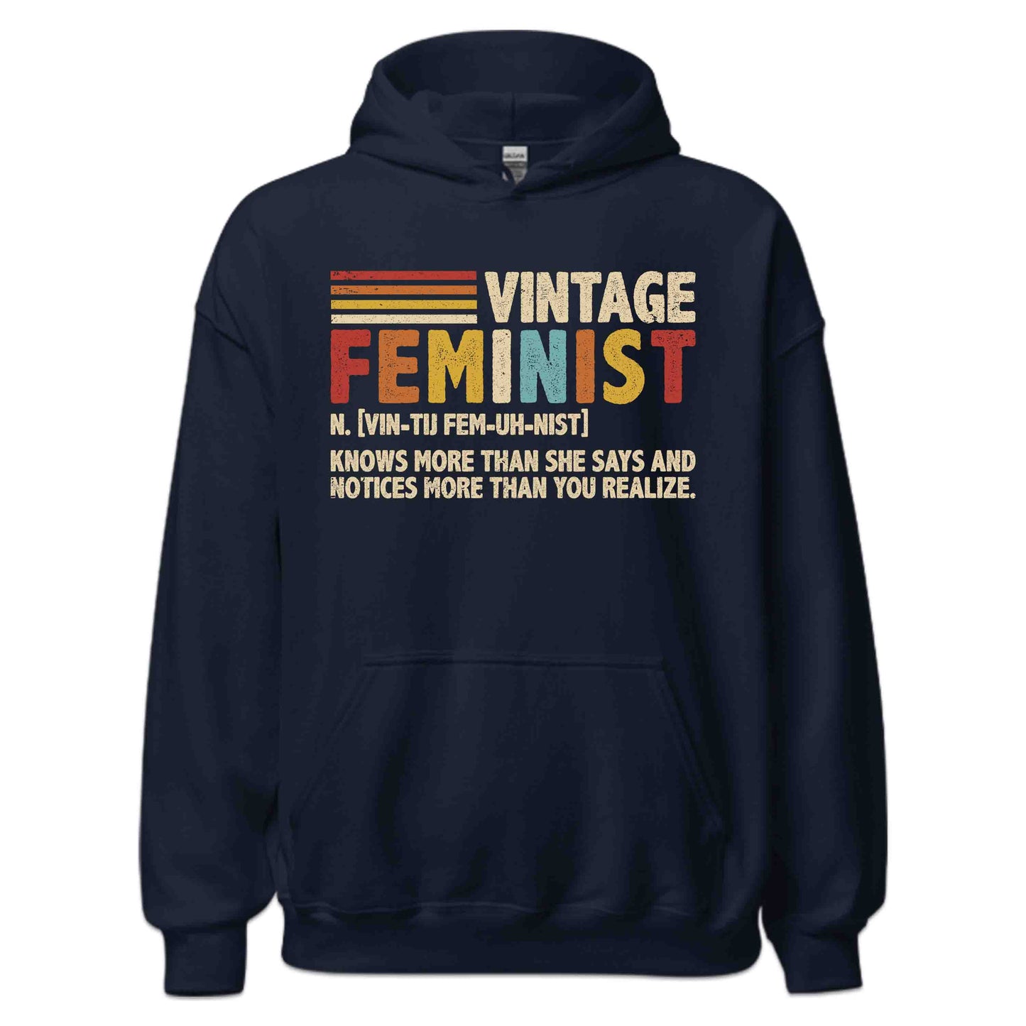 Feminist Definition Retro Women’s Rights Empowering Equality Social Justice | PRODUCT CODE: FMNSTBWQGSD