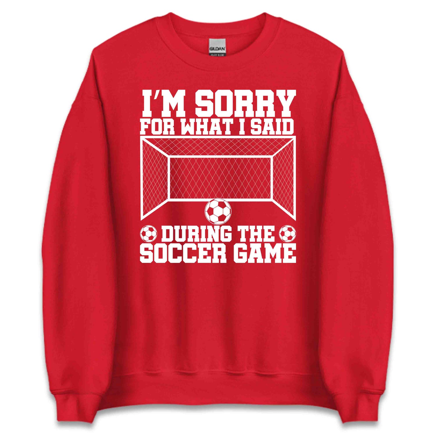 Funny Soccer Quote I’m Sorry for What I Said During the Soccer Game | PRODUCT CODE: FNYSCHQUTEDJ