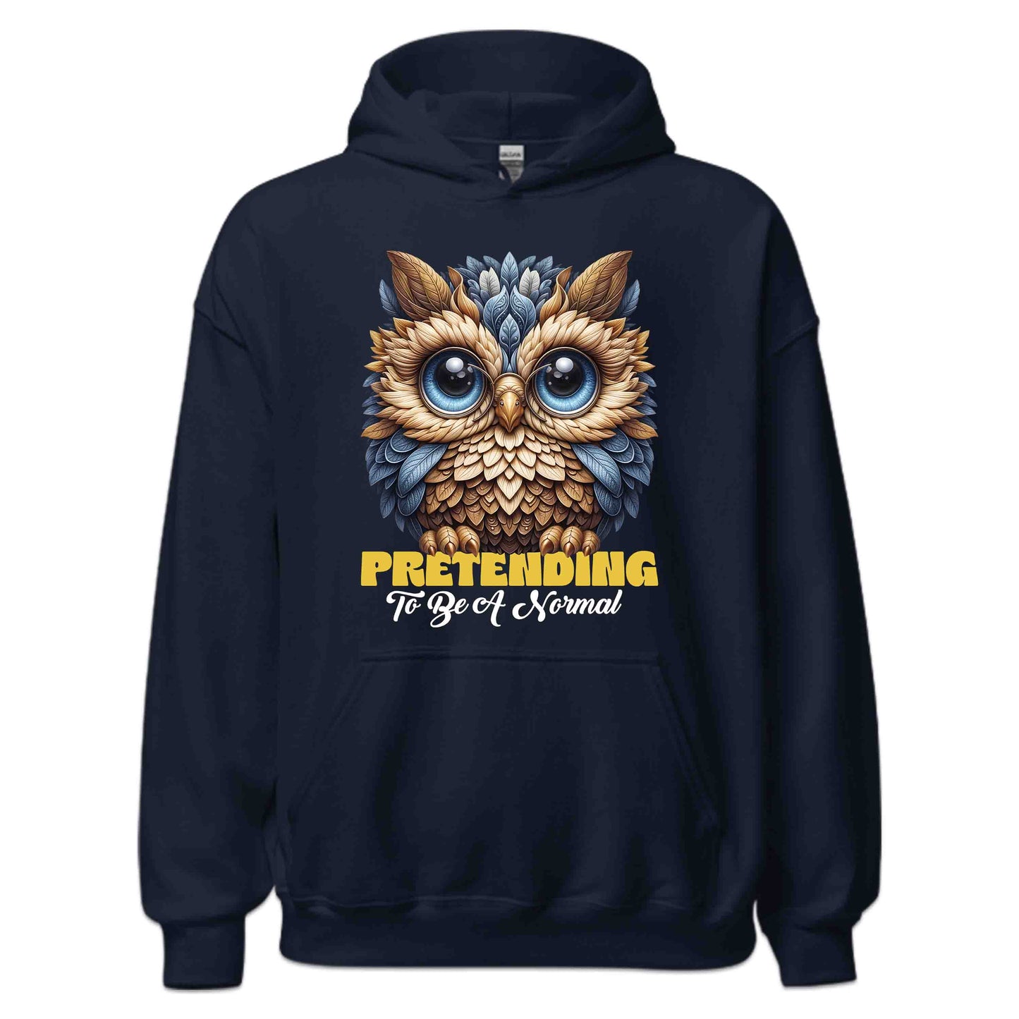 Funny Owl Lover Pretending to Be Normal Hilarious Owl Quote Whimsical Woodland | PRODUCT CODE: FNYWLOLVRPTD