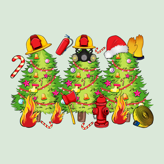 Firefighter Christmas Trees Firefighter Xmas | PRODUCT CODE: FRGHTCMRECJA