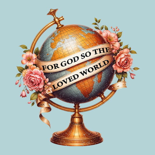 For God So Loved The World Christian Bible Verse | PRODUCT CODE: FRGSLVEDCB