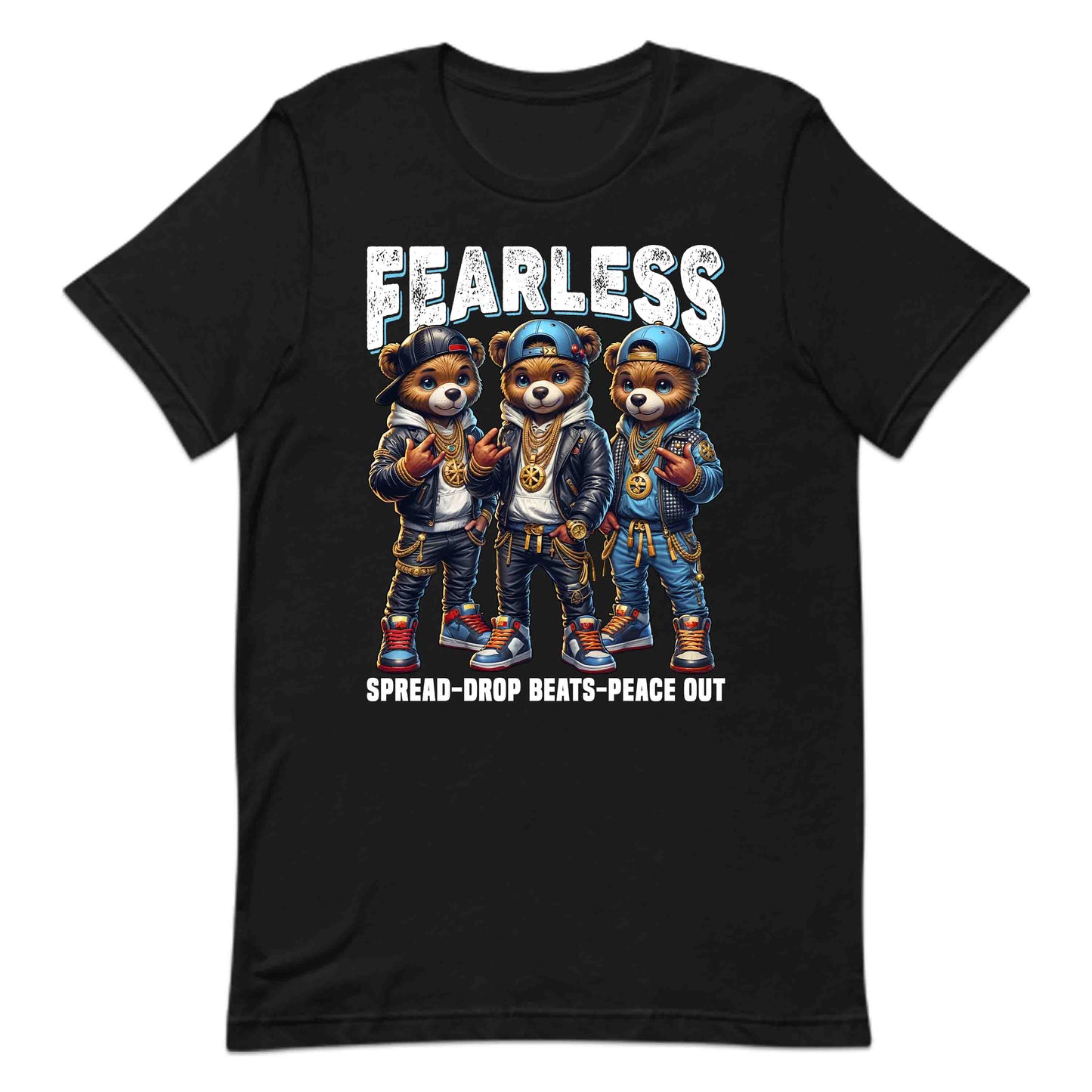 Fearless Hip-Hop Teddy Bears Hip-Hop Inspired Street Fashion Enthusiasts | PRODUCT CODE: FRLSEHPOTYDB