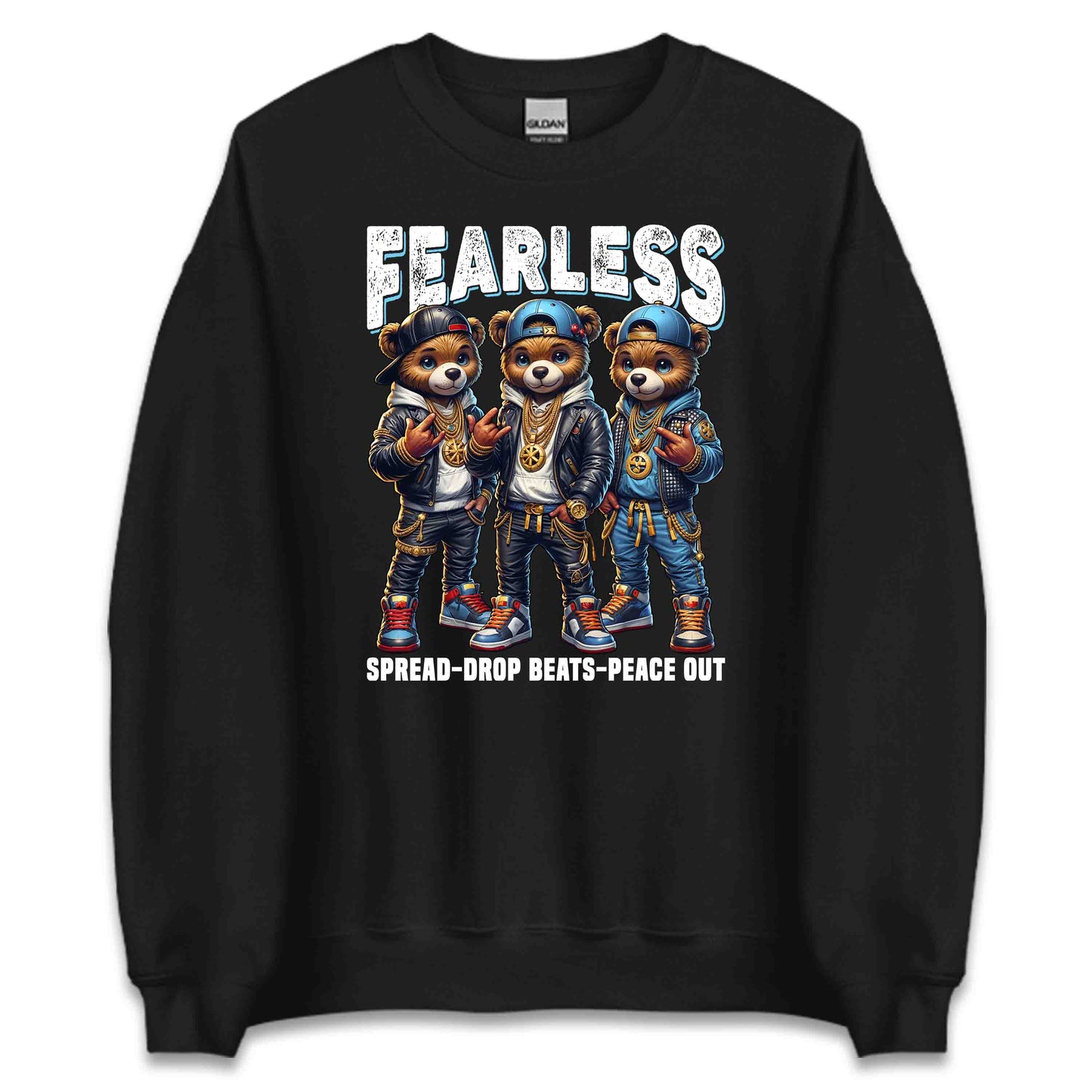 Fearless Hip-Hop Teddy Bears Hip-Hop Inspired Street Fashion Enthusiasts | PRODUCT CODE: FRLSEHPOTYDB