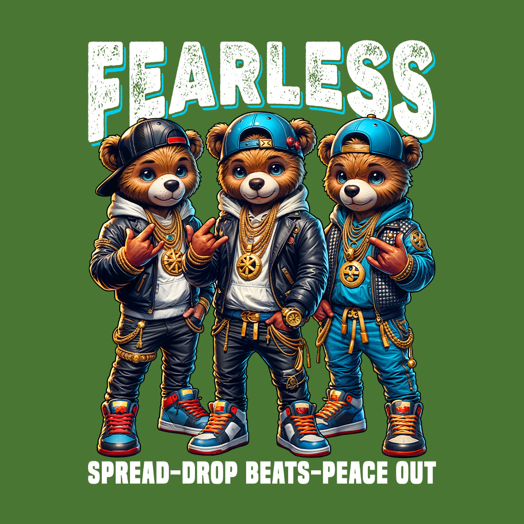 Fearless Hip-Hop Teddy Bears Hip-Hop Inspired Street Fashion Enthusiasts | PRODUCT CODE: FRLSEHPOTYDB
