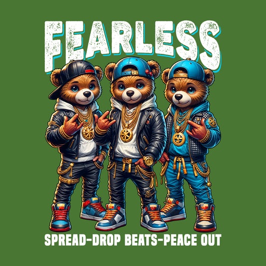 Fearless Hip-Hop Teddy Bears Hip-Hop Inspired Street Fashion Enthusiasts | PRODUCT CODE: FRLSEHPOTYDB