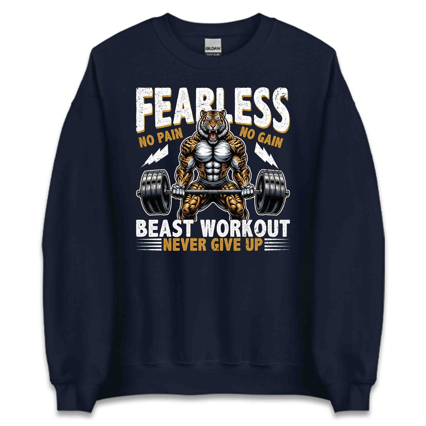 Fearless Tiger Gym Beast Workout No Pain No Gain | PRODUCT CODE: FRLSETGRMYWK